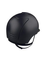 KEP ITALIA CROMO 2.0 LEATHER KASK JEŹDZIECKI OSTRICH GRANATOWY - KEP Italia Equishop