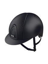 KEP ITALIA CROMO 2.0 LEATHER KASK JEŹDZIECKI OSTRICH GRANATOWY - KEP Italia Equishop