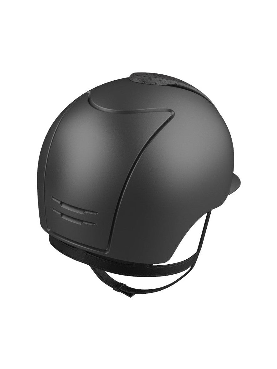 KEP ITALIA CROMO 2.0 LEATHER KASK JEŹDZIECKI OSTRICH SZARY - KEP Italia Equishop