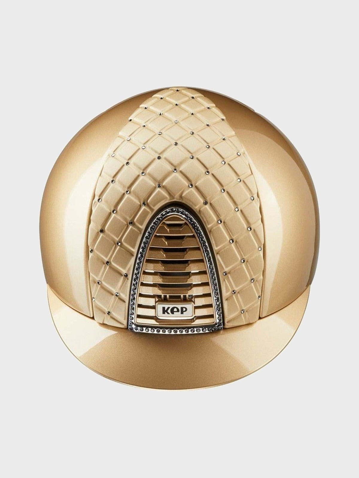 KEP ITALIA CROMO 2.0 METAL KASK JEŹDZIECKI MILANO SWAROVSKI BEŻOWY - KEP Italia Equishop