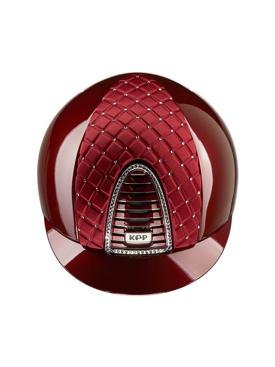 KEP ITALIA CROMO 2.0 METAL KASK JEŹDZIECKI MILANO SWAROVSKI BORDOWY - KEP Italia Equishop