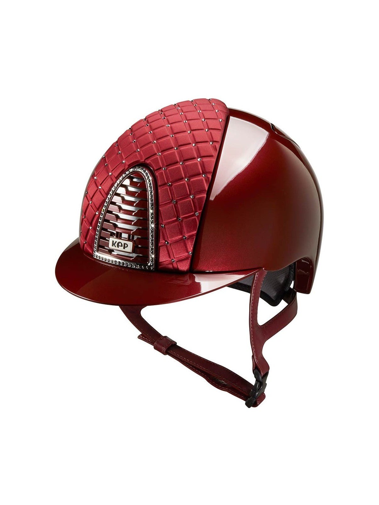 KEP ITALIA CROMO 2.0 METAL KASK JEŹDZIECKI MILANO SWAROVSKI BORDOWY - KEP Italia Equishop