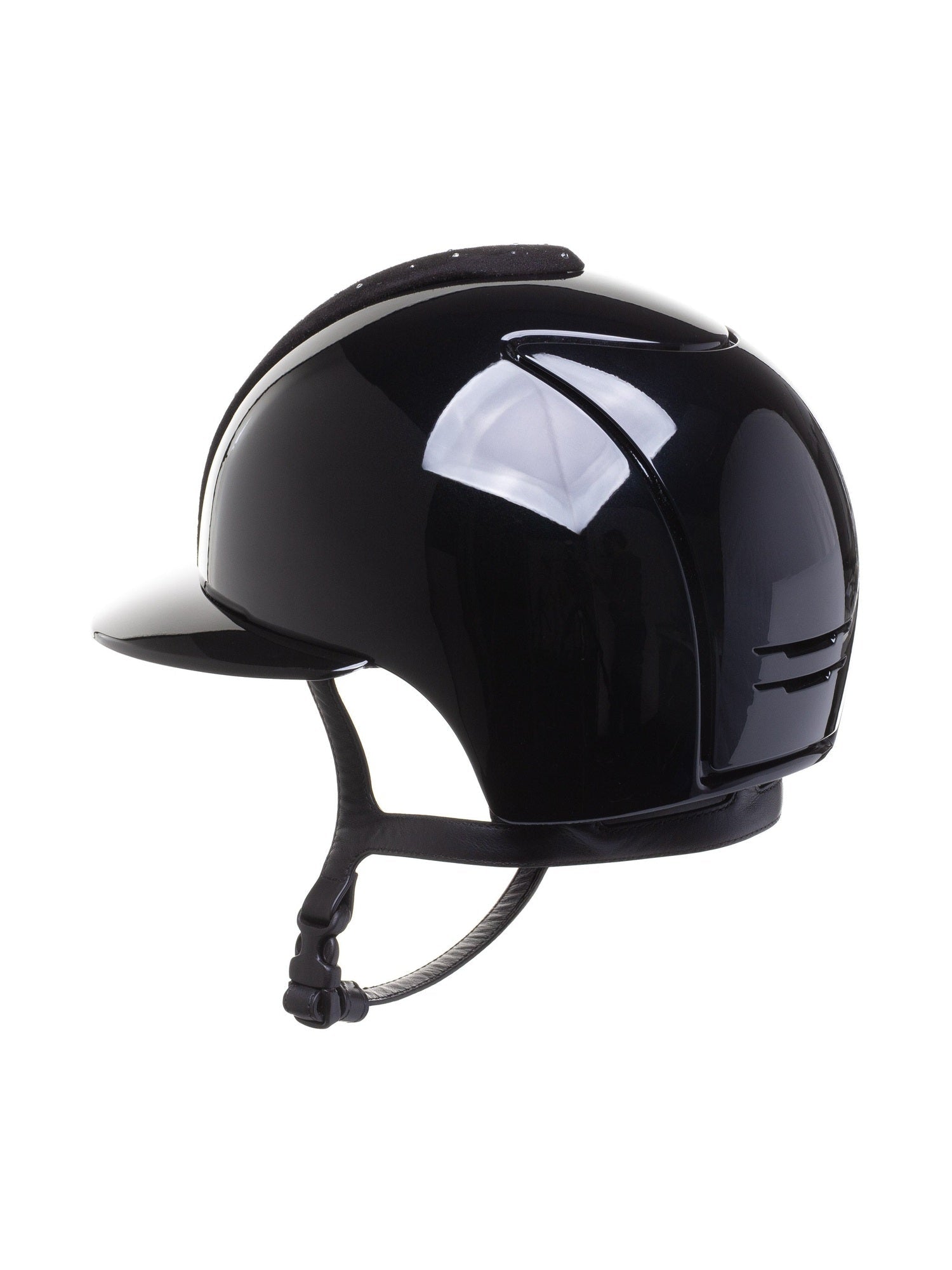 KEP ITALIA CROMO 2.0 POLISH BLACK KASK JEŹDZIECKI DROP BLACK CZARNY - KEP Italia Equishop