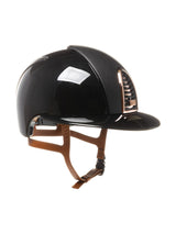 KEP ITALIA CROMO 2.0 POLISH KASK GALASSIA/CRYSTALS BLACK JET/MIRROR BLK CZARNY - KEP Italia Equishop