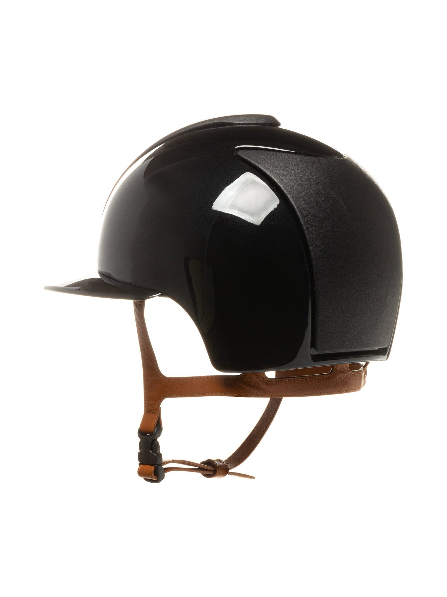 KEP ITALIA CROMO 2.0 POLISH KASK GALASSIA/CRYSTALS BLACK JET/MIRROR BLK CZARNY - KEP Italia Equishop