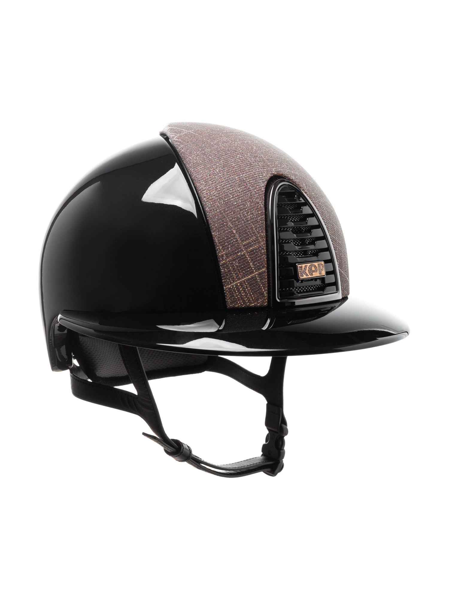 KEP ITALIA CROMO 2.0 POLISH KASK JE?DZIECKI GALASSIA PINK FRONT/POLO VISOR/MIRROR BLK FRAME BUTTON/ZIRC RG LOGO CZARNY - KEP Italia Equishop