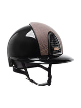 KEP ITALIA CROMO 2.0 POLISH KASK JE?DZIECKI GALASSIA PINK FRONT/POLO VISOR/MIRROR BLK FRAME BUTTON/ZIRC RG LOGO CZARNY - KEP Italia Equishop