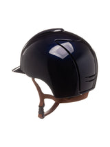 KEP ITALIA CROMO 2.0 POLISH KASK JEŹDZIECKI DIAMOND FRONT/POLISH VISOR/BEIGE CHIN/RG FRAME/CRISTALLI ON SUEDE LOGO GRANATOWY - KEP Italia Equishop