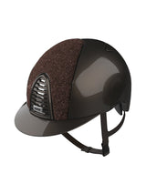 KEP ITALIA CROMO 2.0 POLISH KASK JEŹDZIECKI GLITTER BRĄZOWY - KEP Italia Equishop