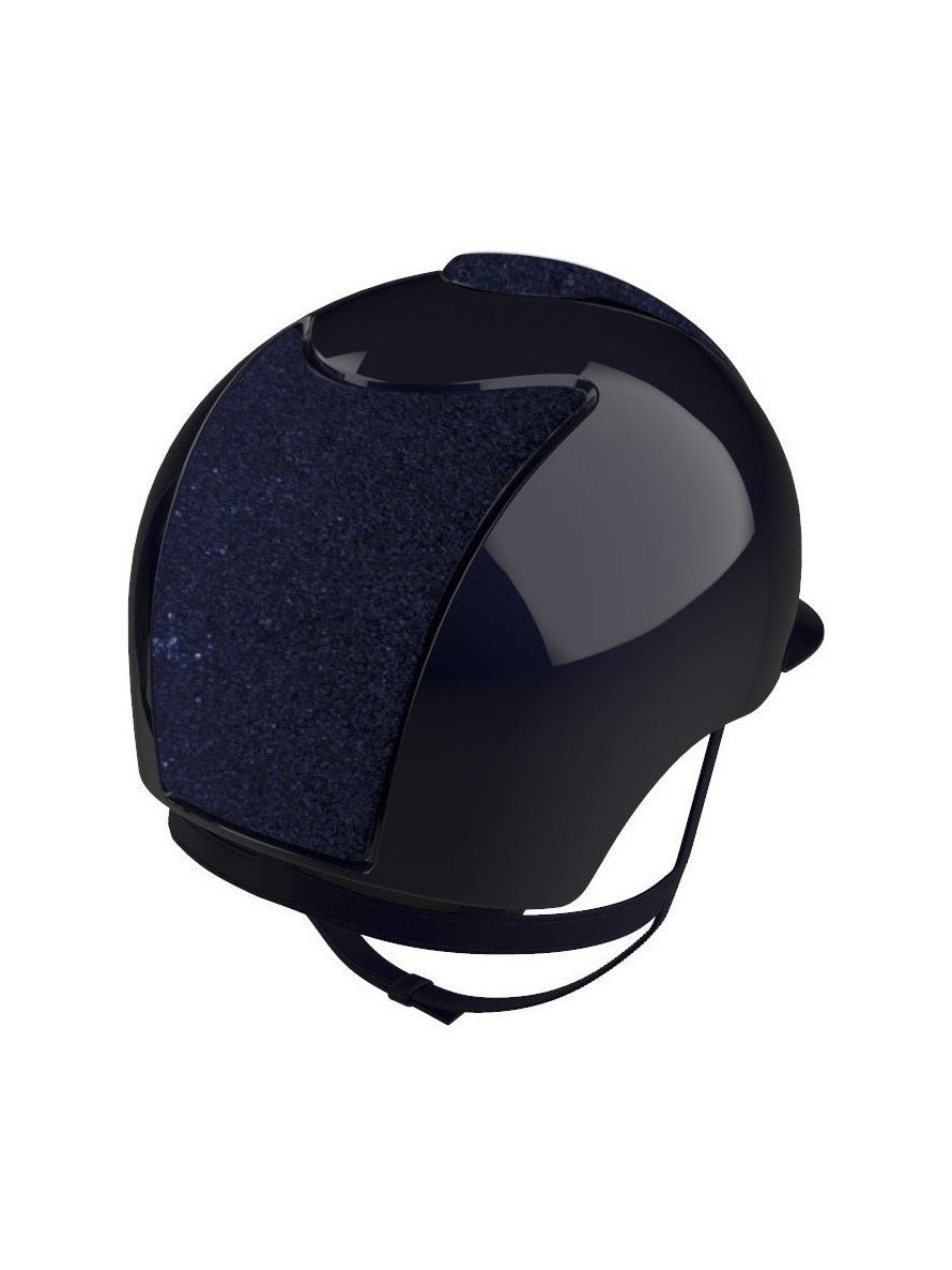 KEP ITALIA CROMO 2.0 POLISH KASK JEŹDZIECKI GLITTER GRANATOWY - KEP Italia Equishop