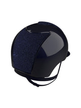 KEP ITALIA CROMO 2.0 POLISH KASK JEŹDZIECKI GLITTER GRANATOWY - KEP Italia Equishop