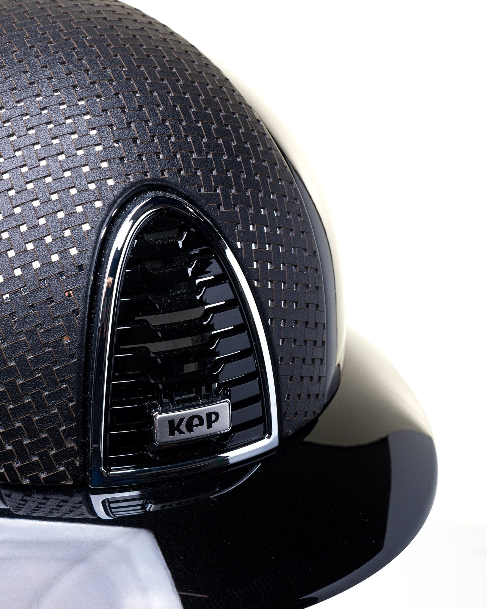 KEP ITALIA CROMO 2.0 POLISH KASK JEŹDZIECKI POLO VISOR / CHROME / VERONA FRONTAL CZARNY - Kep Italia Equishop