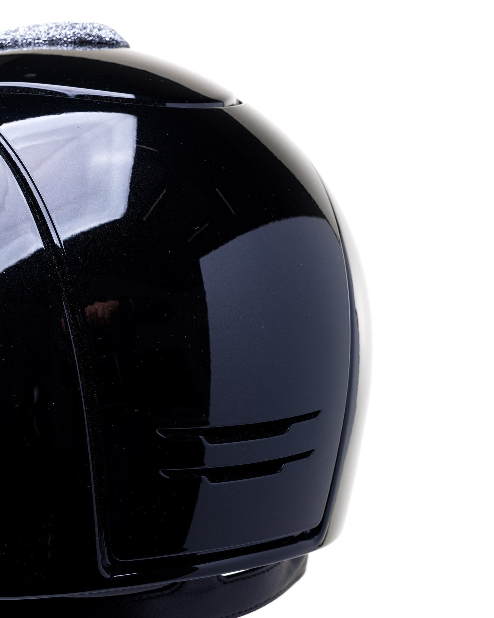 KEP ITALIA CROMO 2.0 POLISH KASK JEŹDZIECKI POLO VISOR / VANITY SILVER FRONTAL / ZIRCONS LOGO CZARNY - Kep Italia Equishop