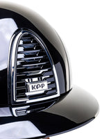 KEP ITALIA CROMO 2.0 POLISH KASK JEŹDZIECKI POLO VISOR/BEIGE CHIN/SILVER MIRROR/SHINE LOGO CZARNY - KEP Italia Equishop