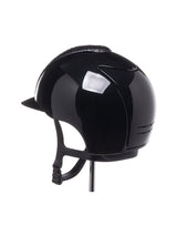 KEP ITALIA CROMO 2.0 POLISH KASK JEŹDZIECKI PYTHON MATT FRONT/POLISH VISORS FRAME/MIRROR CROMO BUTTON/SLV MATT LOGO CZARNY - KEP Italia Equishop