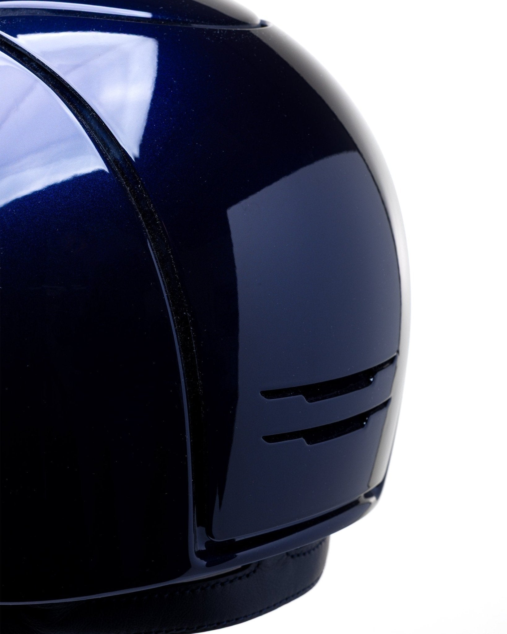 KEP ITALIA CROMO 2.0 POLISH KASK JEŹDZIECKI SILVER NIGHT SWARO/CHROME/FURIUS FRONTAL GRANATOWY - Kep Italia Equishop