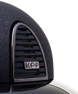 KEP ITALIA CROMO 2.0 POLISH KASK JEŹDZIECKI STAR BLK FRONT/POLISH VISOR/MIRROR BLK FRAME BUTTON/ZIRCONI LOGO CZARNY - KEP Italia Equishop