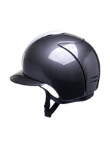 KEP ITALIA CROMO 2.0 POLISH KASK JEŹDZIECKI STAR SILVER FRONT SZARY - KEP Italia Equishop