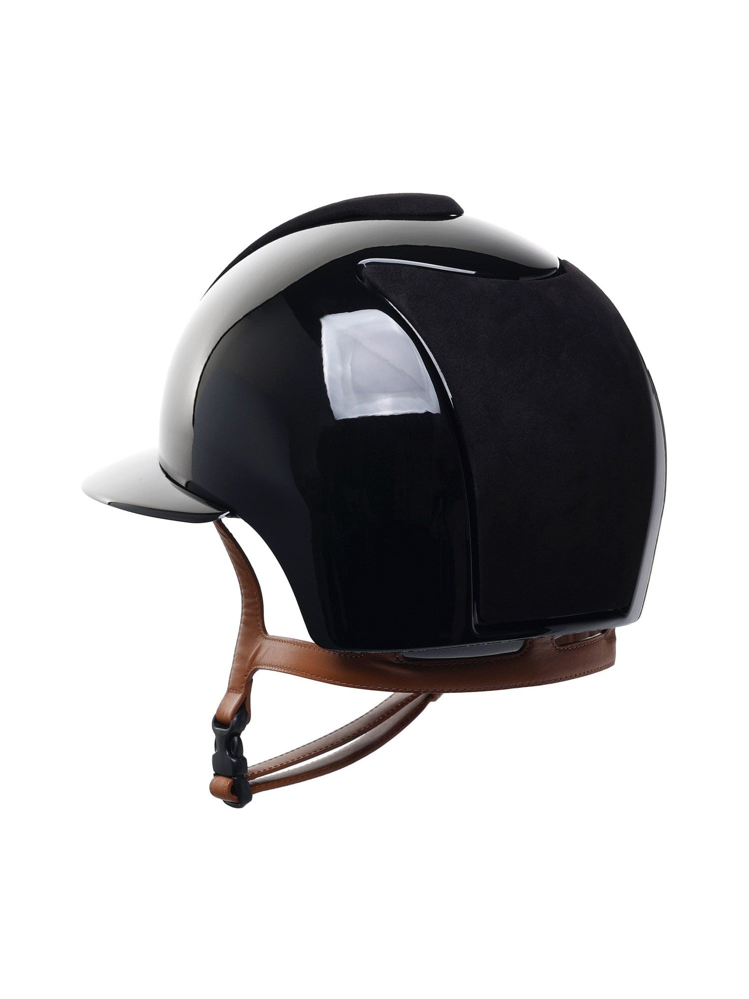 KEP ITALIA CROMO 2.0 POLISH KASK JEŹDZIECKI SUEDE PANELS / BEIGE CHIN CZARNY - KEP Italia Equishop