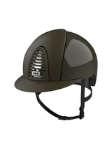 KEP ITALIA CROMO 2.0 POLISH KASK JEŹDZIECKI TEXTILE CIEMNOZIELONY - KEP Italia Equishop