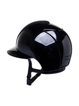 KEP ITALIA CROMO 2.0 POLISH KASK SUEDE BLACK NEBULA SILVER/MIRROR SILVER/POLO VISOR CZARNY - KEP Italia Equishop