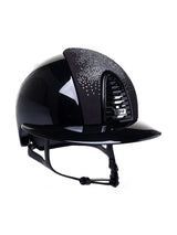 KEP ITALIA CROMO 2.0 POLISH KASK SUEDE BLACK NEBULA SILVER/MIRROR SILVER/POLO VISOR CZARNY - KEP Italia Equishop