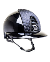 KEP ITALIA CROMO 2.0 POLISH METAL KASK JEŹDZIECKI MILANO SWAROVSKI POLO VISOR CZARNY - KEP Italia Equishop