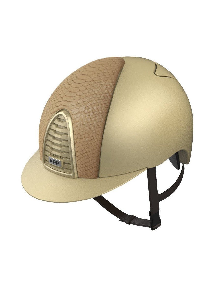 KEP ITALIA CROMO 2.0 PYTHON KASK JEŹDZIECKI BEŻOWY - KEP Italia Equishop
