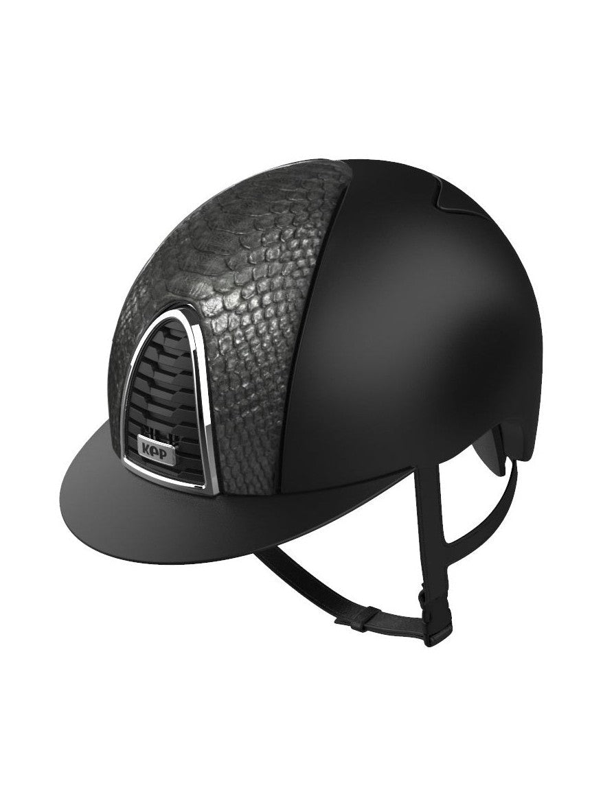 KEP ITALIA CROMO 2.0 PYTHON KASK JEŹDZIECKI CZARNY - KEP Italia Equishop