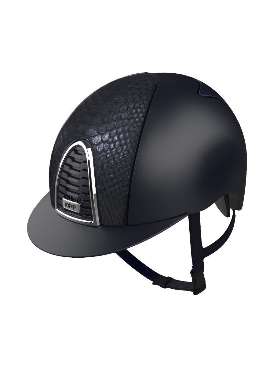 KEP ITALIA CROMO 2.0 PYTHON KASK JEŹDZIECKI GRANATOWY - KEP Italia Equishop