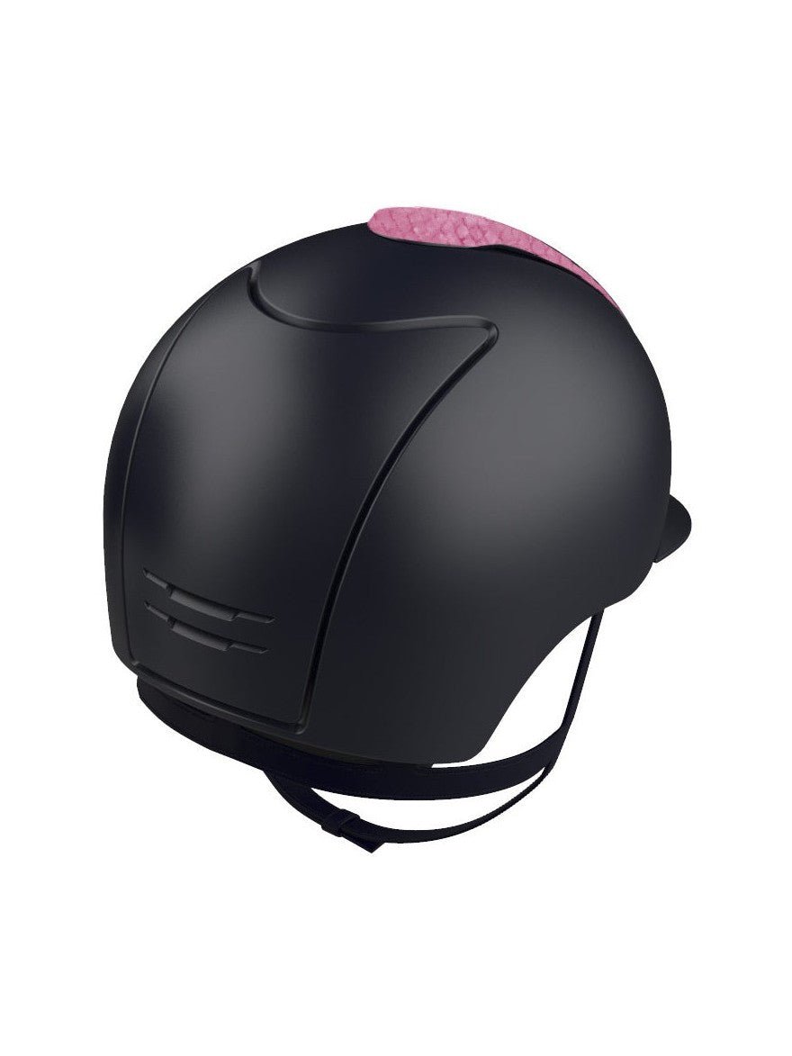 KEP ITALIA CROMO 2.0 PYTHON KASK JEŹDZIECKI PINK GRANATOWY - KEP Italia Equishop