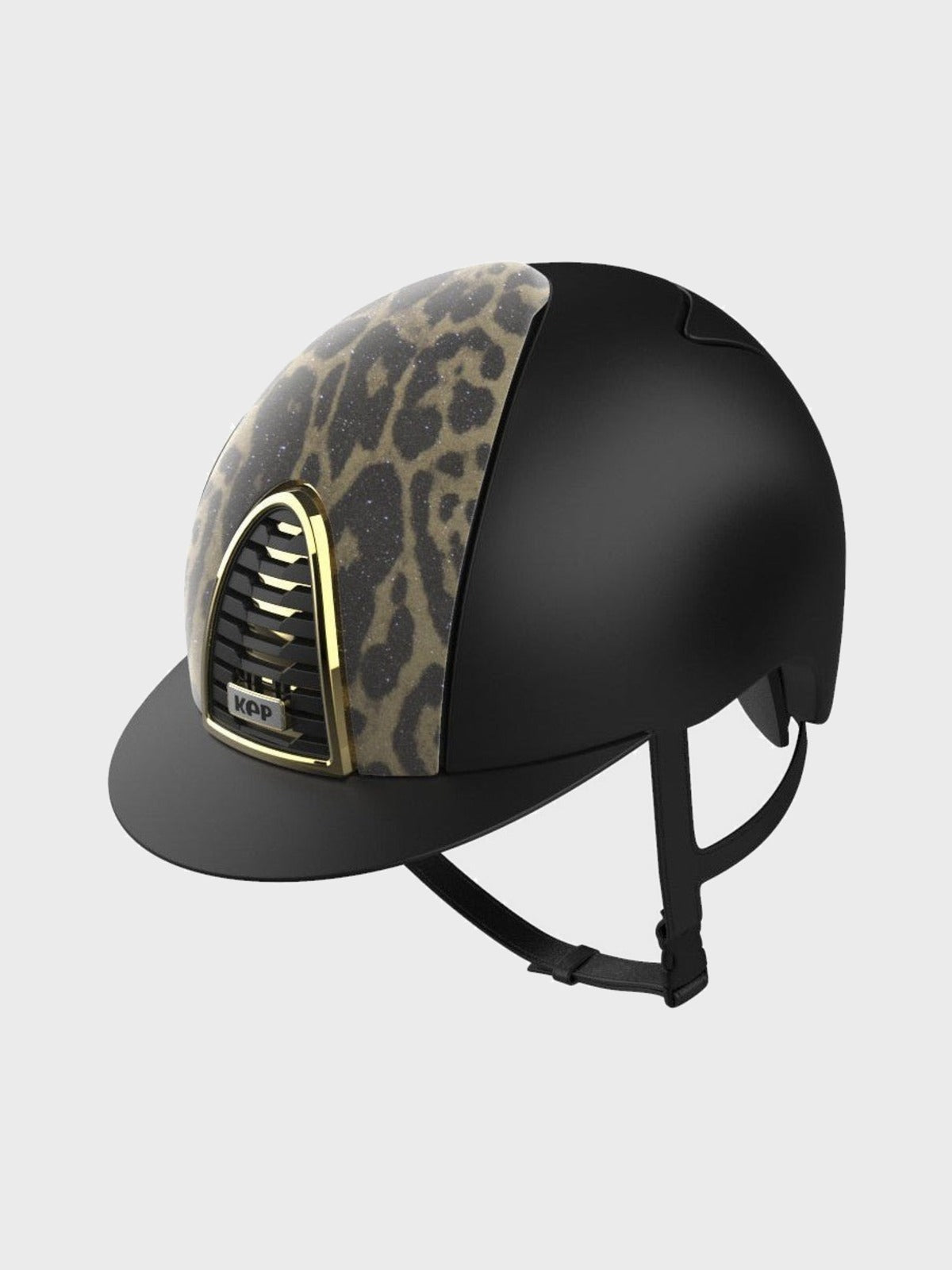 KEP ITALIA CROMO 2.0 TEXTILE KASK JEŹDZIECKI BABOON GLITTER CZARNY - KEP Italia Equishop