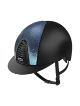 KEP ITALIA CROMO 2.0 TEXTILE KASK JEŹDZIECKI BLUE GALASSIA CZARNY - KEP Italia Equishop
