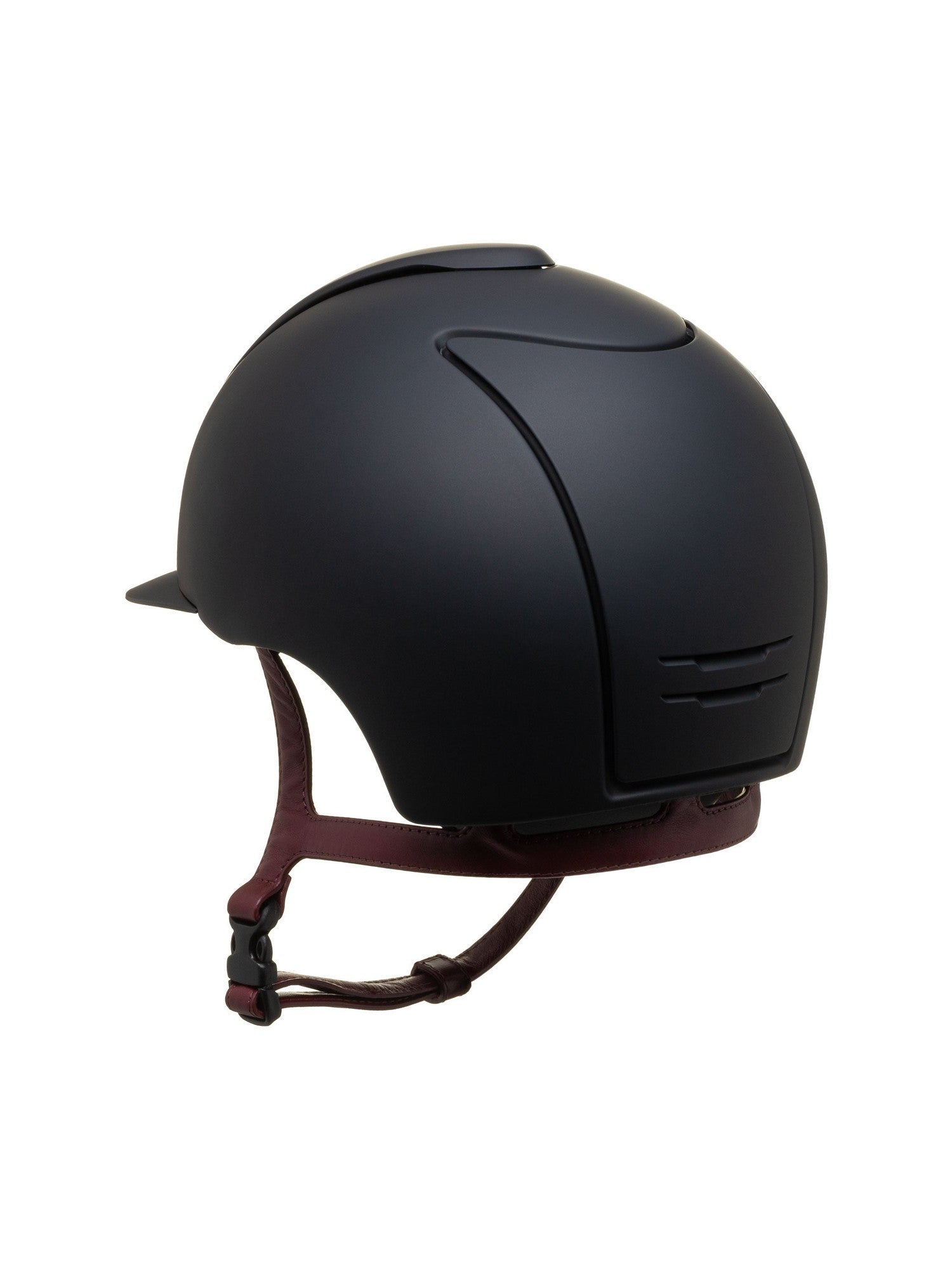 KEP ITALIA CROMO 2.0 TEXTILE KASK JEŹDZIECKI BORDEAUX CHIN/TEXTURIZED FRAME GRID SUBGRID/SILVER LOGO CZARNY - KEP Italia Equishop