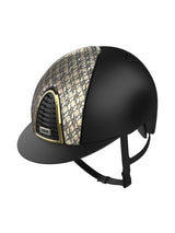 KEP ITALIA CROMO 2.0 TEXTILE KASK JEŹDZIECKI CIRCUS GOLD CZARNY - KEP Italia Equishop