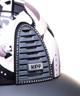 KEP ITALIA CROMO 2.0 TEXTILE KASK JEŹDZIECKI PEGASUS INSERTS/CRYSTALS SILVER NIGHT SZARY - KEP Italia Equishop
