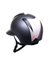 KEP ITALIA CROMO 2.0 TEXTILE KASK JEŹDZIECKI PEGASUS INSERTS/CRYSTALS SILVER NIGHT SZARY - KEP Italia Equishop
