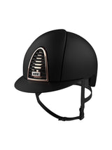 KEP ITALIA CROMO 2.0 TEXTILE KASK JEŹDZIECKI ROSE GOLD CZARNY - KEP Italia Equishop