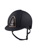 KEP ITALIA CROMO 2.0 TEXTILE KASK JEŹDZIECKI ROSE GOLD GRANATOWY - KEP Italia Equishop