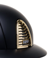 KEP ITALIA CROMO 2.0 TEXTILE KASK MIRROR GOLD / CRISTALLI SUEDE LOGO CZARNY - KEP Italia Equishop