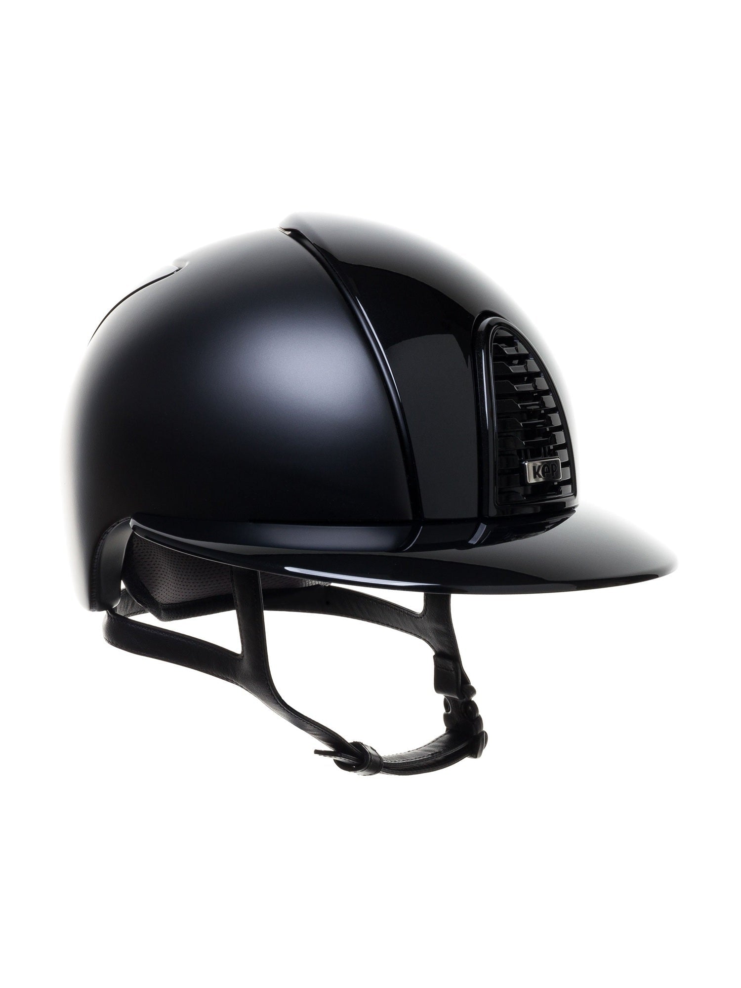 KEP ITALIA CROMO 2.0 TEXTILE KASK POLISH VISOR FRONT REAR / SLV SHINE LOGO CZARNY - KEP Italia Equishop