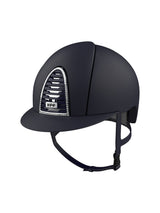 KEP ITALIA CROMO 2.0 TEXTILE SWAROVSKI KASK JEŹDZIECKI GRANATOWY - KEP Italia Equishop