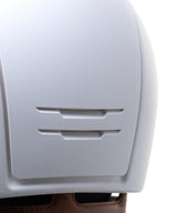 KEP ITALIA CROMO 2.0 TEXTURIZED KASK JEŹDZIECKI LEATHER CREAM / MIRROR SILVER BIAŁY - KEP Italia Equishop