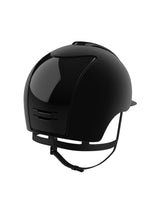 KEP ITALIA CROMO 2.0 VELVET KASK JEŹDZIECKI POLISH CZARNY - KEP Italia Equishop