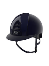 KEP ITALIA CROMO 2.0 VELVET KASK JEŹDZIECKI POLISH GRANATOWY - KEP Italia Equishop