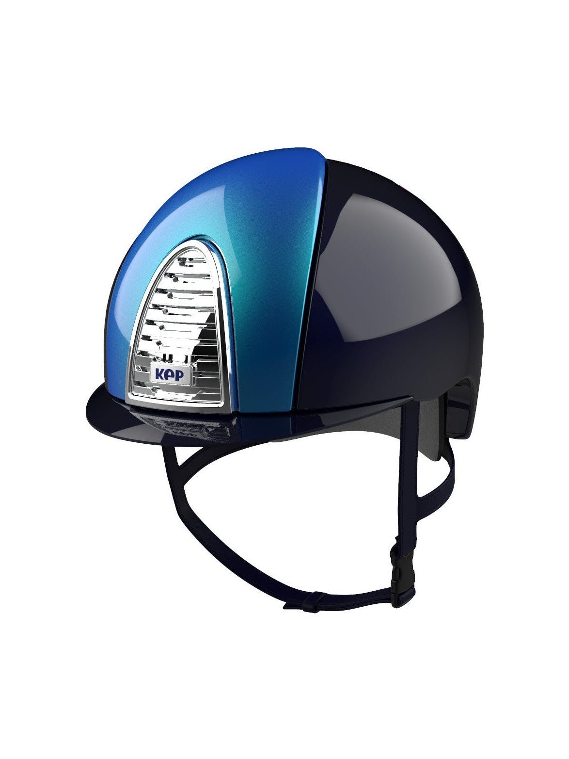 KEP ITALIA CROMO 2.0 XC CROSS POLISH KASK JEŹDZIECKI METAL GRANATOWY / NIEBIESKI - KEP Italia Equishop