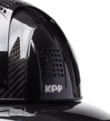 KEP ITALIA E - LIGHT KASK JEŹDZIECKI SHINE/3 METAL INSERTS POLO VISOR/BEIGE/MIRROR LOGO CZARNY - KEP Italia Equishop