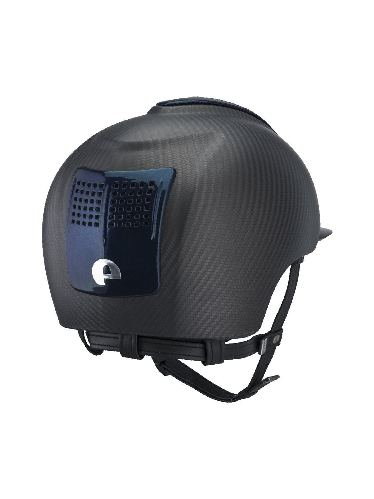KEP ITALIA E - LIGHT MATT KASK JEŹDZIECKI CZARNY / NIEBIESKI - KEP Italia Equishop