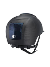 KEP ITALIA E - LIGHT MATT KASK JEŹDZIECKI CZARNY / NIEBIESKI - KEP Italia Equishop
