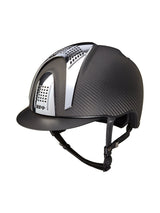 KEP ITALIA E - LIGHT MATT KASK JEŹDZIECKI CZARNY / SREBRNY - KEP Italia Equishop